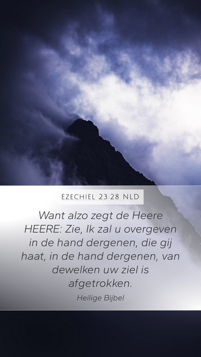 Ezechiël 23:28 NLD Bible Verse Image