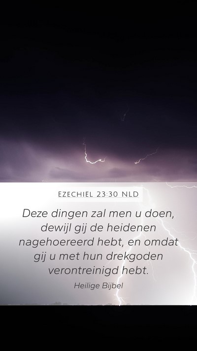 Ezechiël 23:30 NLD Bible Verse Image