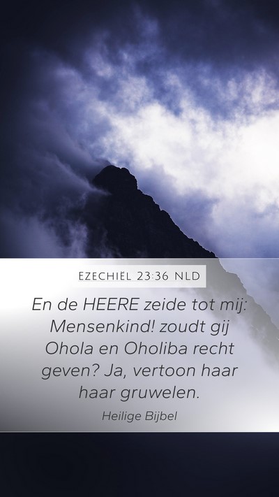 Ezechiël 23:36 NLD Bible Verse Image
