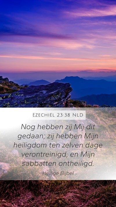 Ezechiël 23:38 NLD Bible Verse Image