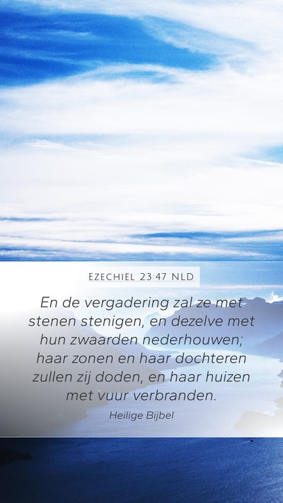 Ezechiël 23:47 NLD Bible Verse Image