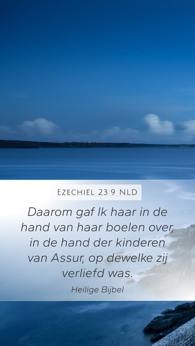 Ezechiël 23:9 NLD Bible Verse Image