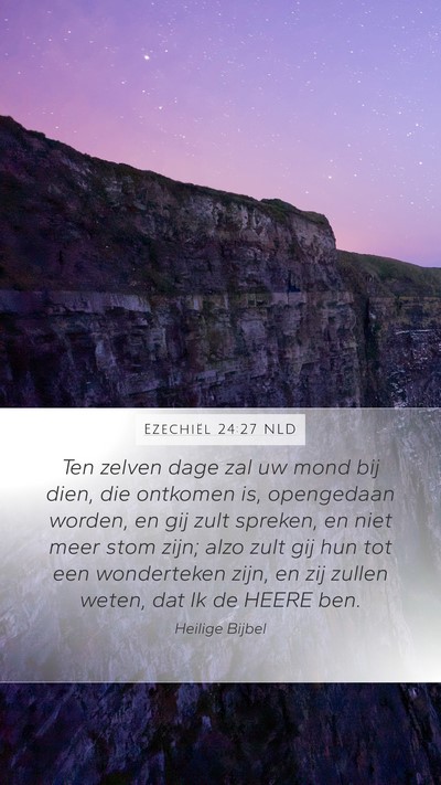 Ezechiël 24:27 NLD Bible Verse Image