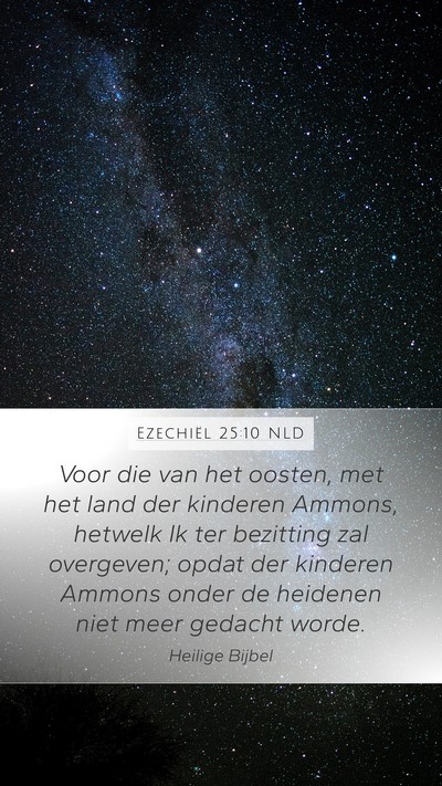 Ezechiël 25:10 NLD Bible Verse Image