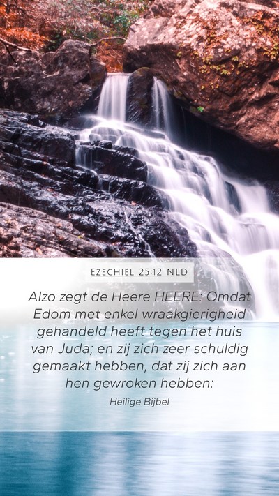 Ezechiël 25:12 NLD Bible Verse Image