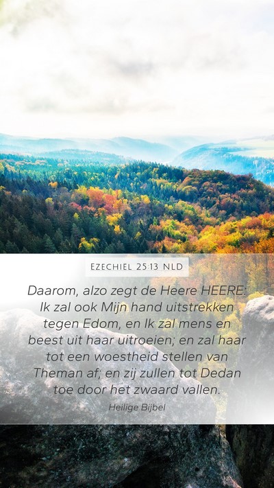 Ezechiël 25:13 NLD Bible Verse Image