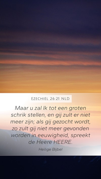 Ezechiël 26:21 NLD Bible Verse Image