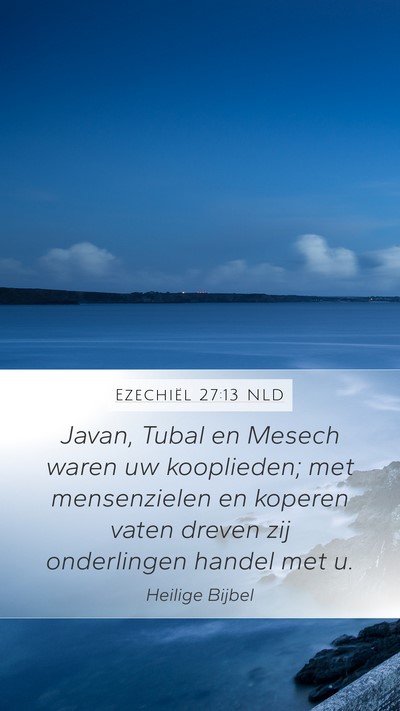 Ezechiël 27:13 NLD Bible Verse Image