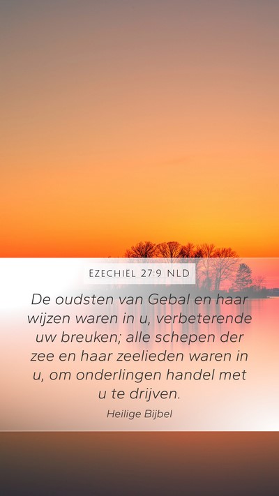 Ezechiël 27:9 NLD Bible Verse Image