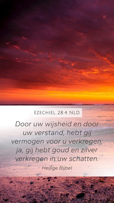 Ezechiël 28:4 NLD Bible Verse Image