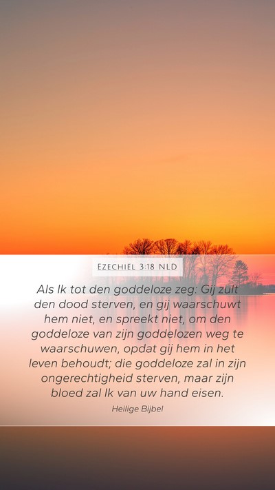 Ezechiël 3:18 NLD Bible Verse Image