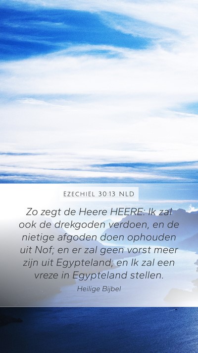 Ezechiël 30:13 NLD Bible Verse Image