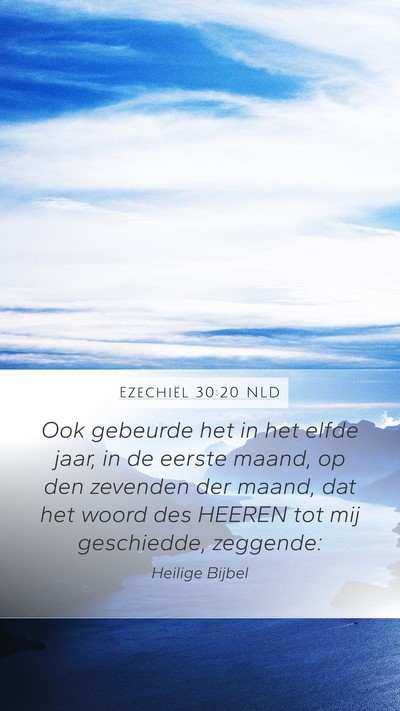 Ezechiël 30:20 NLD Bible Verse Image
