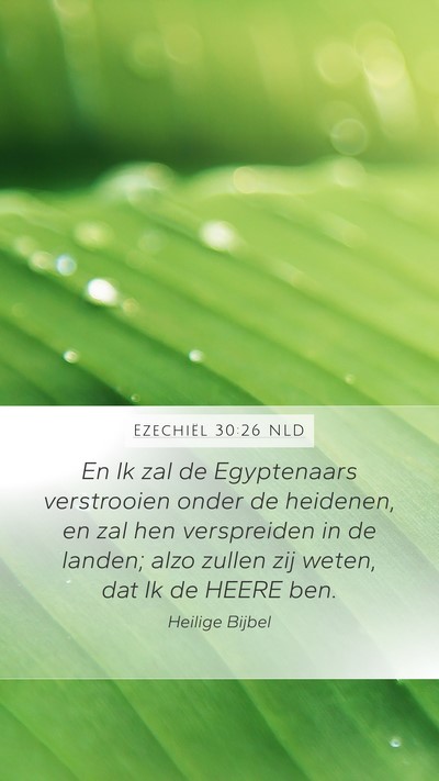 Ezechiël 30:26 NLD Bible Verse Image