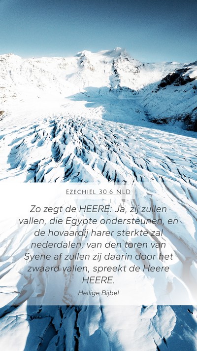 Ezechiël 30:6 NLD Bible Verse Image