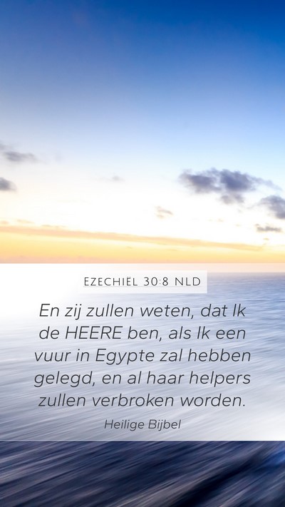 Ezechiël 30:8 NLD Bible Verse Image