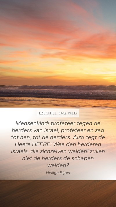 Ezechiël 34:2 NLD Bible Verse Image