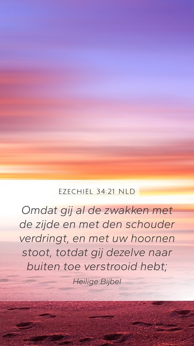Ezechiël 34:21 NLD Bible Verse Image
