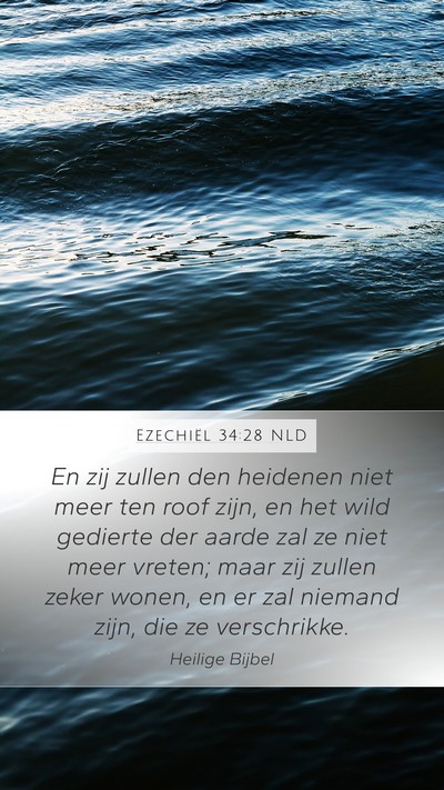 Ezechiël 34:28 NLD Bible Verse Image