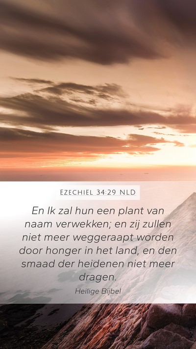 Ezechiël 34:29 NLD Bible Verse Image