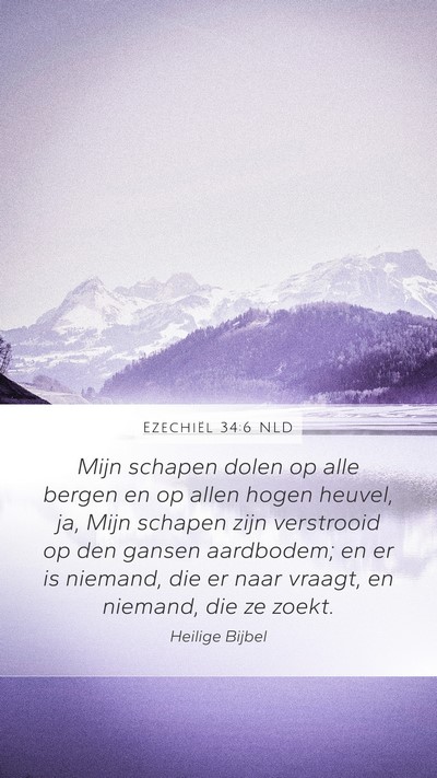 Ezechiël 34:6 NLD Bible Verse Image