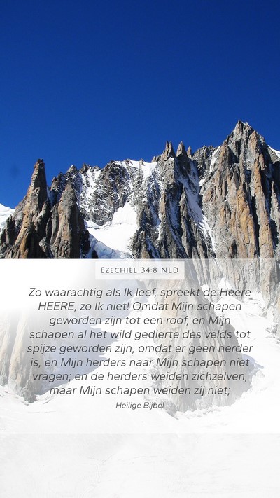 Ezechiël 34:8 NLD Bible Verse Image