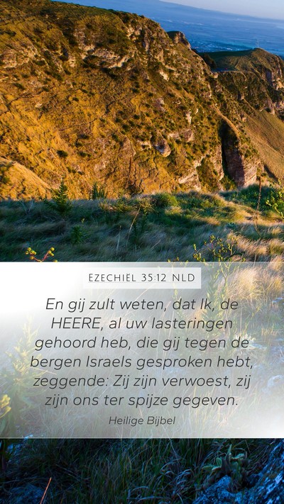 Ezechiël 35:12 NLD Bible Verse Image
