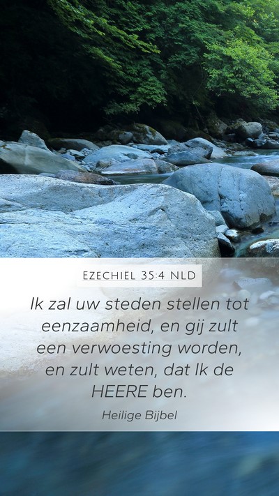 Ezechiël 35:4 NLD Bible Verse Image