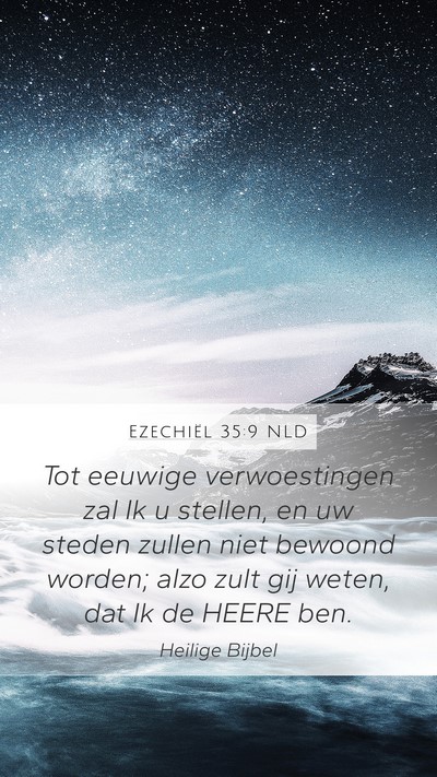Ezechiël 35:9 NLD Bible Verse Image