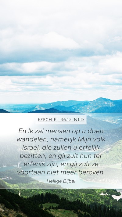 Ezechiël 36:12 NLD Bible Verse Image