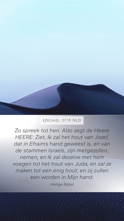 Ezechiël 37:19 NLD Bible Verse Image