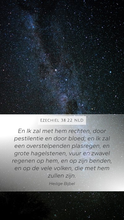 Ezechiël 38:22 NLD Bible Verse Image