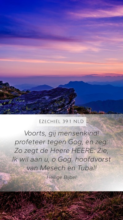 Ezechiël 39:1 NLD Bible Verse Image