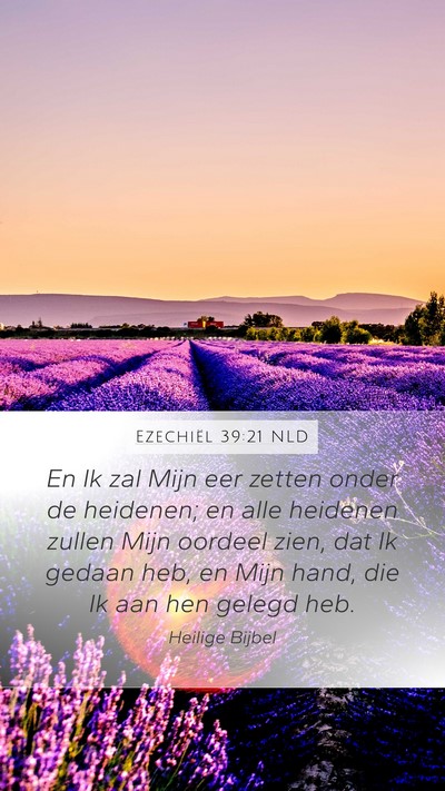 Ezechiël 39:21 NLD Bible Verse Image