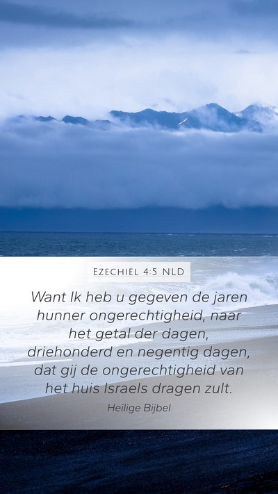 Ezechiël 4:5 NLD Bible Verse Image