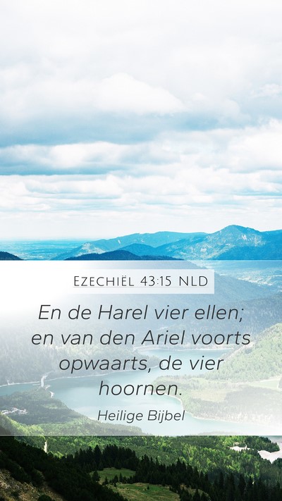 Ezechiël 43:15 NLD Bible Verse Image