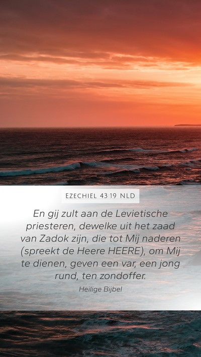 Ezechiël 43:19 NLD Bible Verse Image