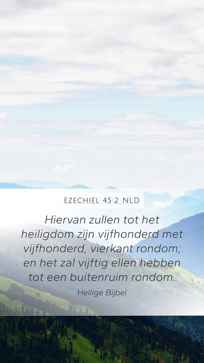 Ezechiël 45:2 NLD Bible Verse Image