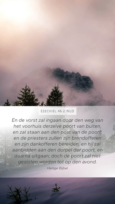 Ezechiël 46:2 NLD Bible Verse Image