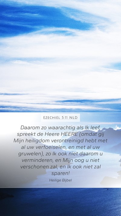 Ezechiël 5:11 NLD Bible Verse Image