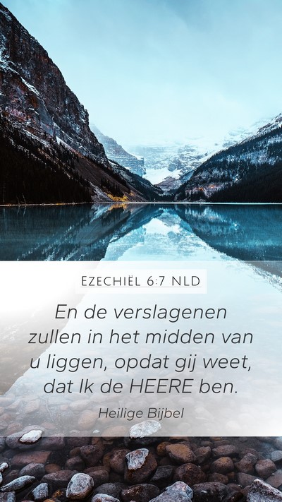 Ezechiël 6:7 NLD Bible Verse Image