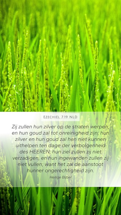 Ezechiël 7:19 NLD Bible Verse Image