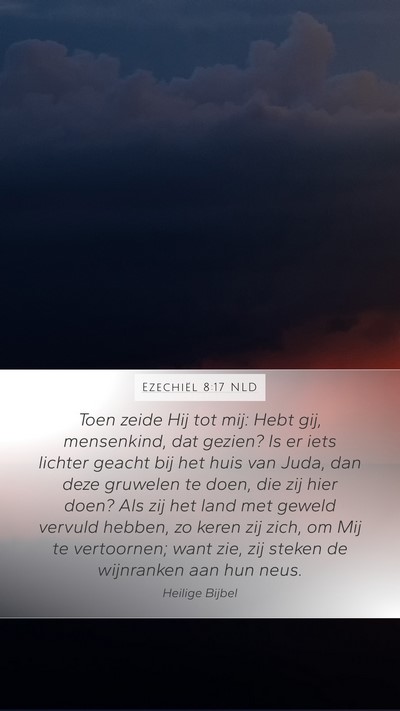 Ezechiël 8:17 NLD Bible Verse Image