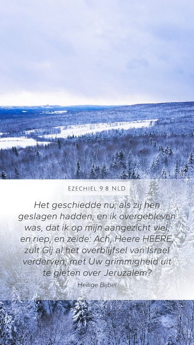 Ezechiël 9:8 NLD Bible Verse Image