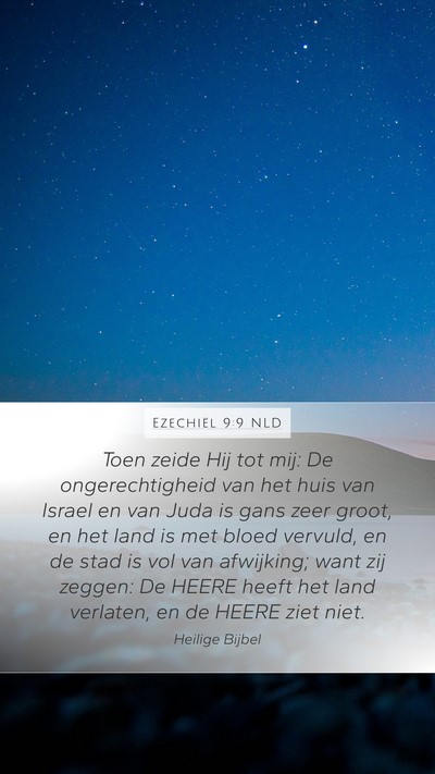 Ezechiël 9:9 NLD Bible Verse Image
