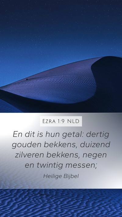 Ezra 1:9 NLD Bible Verse Image