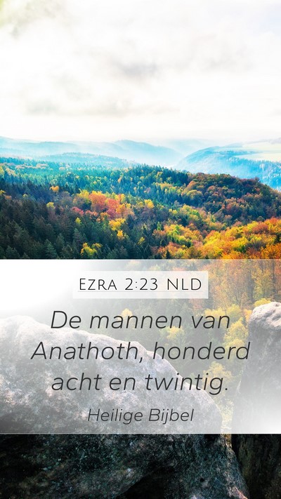 Ezra 2:23 NLD Bible Verse Image