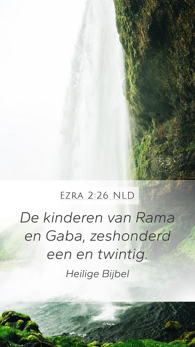 Ezra 2:26 NLD Bible Verse Image
