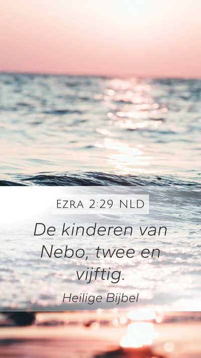 Ezra 2:29 NLD Bible Verse Image