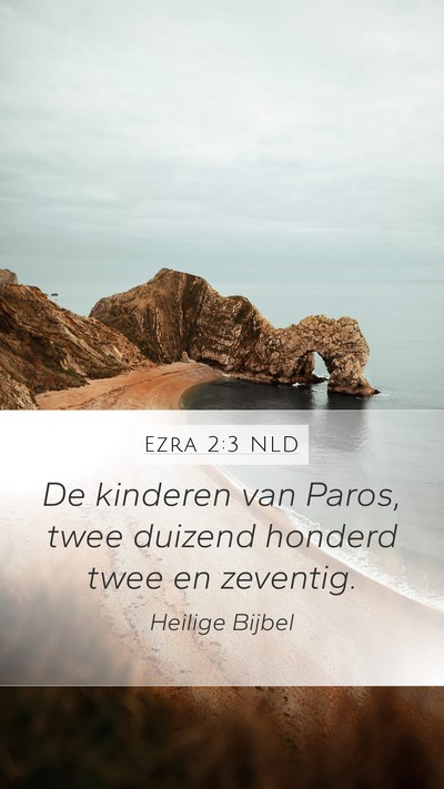 Ezra 2:3 NLD Bible Verse Image